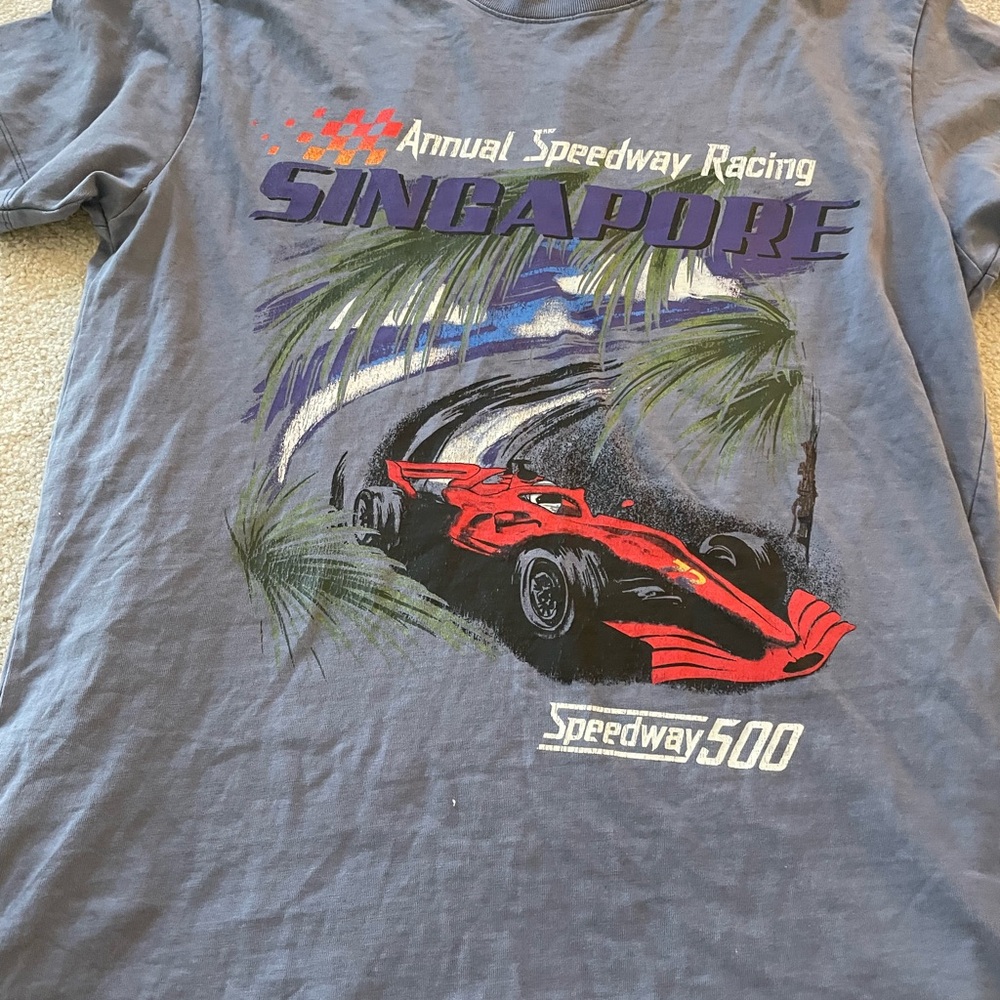 NWOT: Cotton On Blue Graphic Tee - S